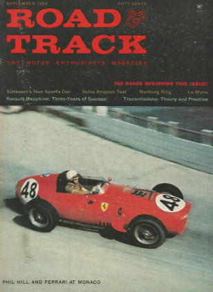 ROAD & TRACK 1959 SEPT - SHELBY WINS LeMANS, SSX